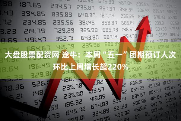 大盘股票配资网 途牛：本周“五一”团期预订人次环比上周增长超220%